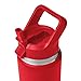 YETI Rambler Bottle Color Matched Straw Cap, Rescue Red