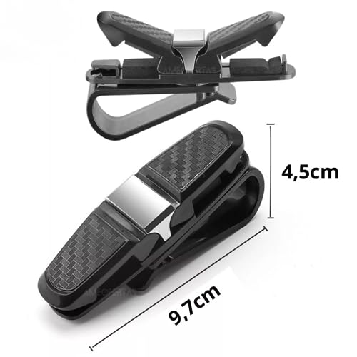 Kit 4 Suporte de Óculos de Sol Para Proteger Suas Vistas. Acessório Essencial Para Deixar no Carro,