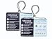 NIVRANA Rideshare Car Sign 2-Pack — Better Customer Relations, Higher Ratings and More Tips with Universal Sign, Accessory for Uber Drivers, Rideshare Drivers – 9” x 6”