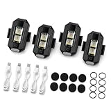 Minsezhi 4Pcs LED Strobe Light