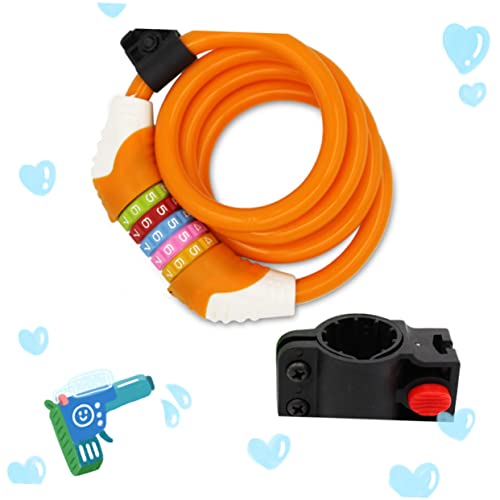 BESPORTBLE 1Pc 5 Cadeado De Corrente Cadeado De Bicicleta Resistente Scooter Anti-Cabo Trava De Bici