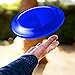 DISCOUNT PROMOS Custom Frisbees 9.25 inch. Set of 50, Personalized Bulk Pack - Fun Outdoor Games for Adults and Family - Reflex Blue