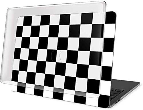 Skinit Case + Skin Compatible with MacBook Pro 15in (2016-19) Originally Designed Black and White Checkered Design