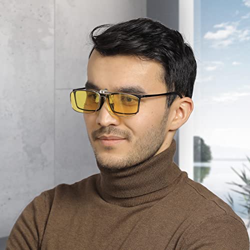 LUFF Polarized Clip-on Sunglasses Mens/Womens Flip-Up Sun Lenses fit Outdoor Sports3