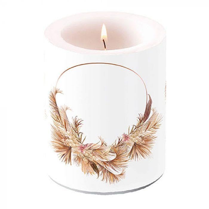 Ambiente Candela decorativa per potpourri, anello in paraffina, durata 75 ore.