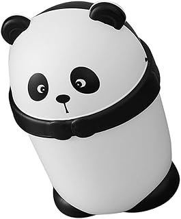 Cabilock Trash Panda, Panda Trash Can, Coffee Bar with Trash Can Storage, Flip Lid Trash Can, Panda Trash Can for Bedroom, Home Kitchen, Office, Dorm, Kids Room, Coffee Bar