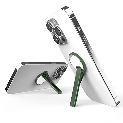 Knkd Nian Phone Kickstand, Stick On Phone Back Or Case Invisible, Angle Adjustable, Sturdy Metal Stand Attachment, Universal Portable Holder For Phone, Hands-Free, Video Recording Anywhere - Green #TOP1