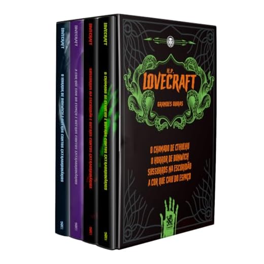 Grandes Obras de H.P Lovecraft | Box com 4 Livros