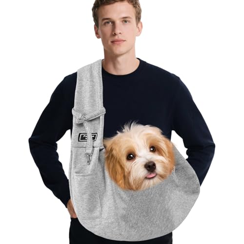 Hundetragetasche, Hunderucksack bis 7.5kg, Haustier Hundetasche, Wendbarer Tragetasche Hund für Kleine Hunde und andere Haustiere, Spaziergang Aktivitäten im Freien