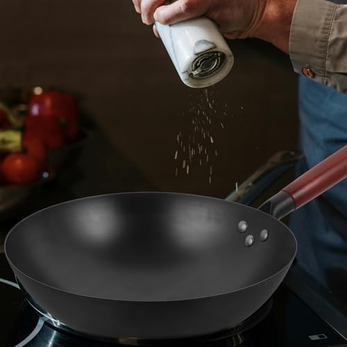 Wok con Mango de Madera Antiadherente VICASKY miniatura 5