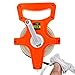 Fiberglass Distance Reel - Long Jump Measuring Line, Track Field Measuring Tool | Carpenter Open Reel, 20 Meter Fiberglass Strip with Feet and Meters