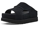 UGG Women's Goldenstar Hi Cutout Slide Sandal, Black, 8