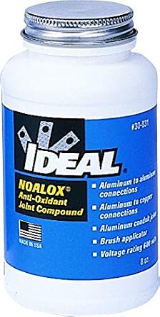 Ideal 30-031, Noalox Anti-Oxidant Compound8 Oz. Bottle w/Brush in Cap, Pack of 12 pcs