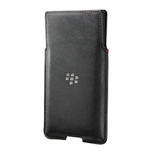 Blackberry 40-26-1837 Housse en Cuir pour Blackberry Priv Noir
