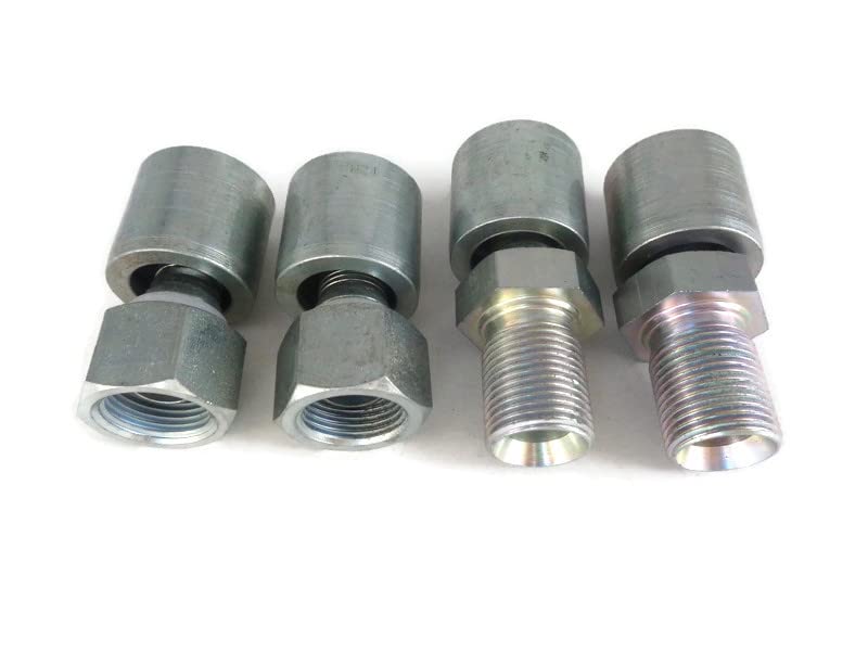 5/8" BSP MALE FEMALE STRT END FITTING, PACK OF 4 PCS by Aries