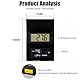 Nimomo K-Typ Digital Thermometer, -50-1300 °C Thermoelement Temperaturmessgerät Temperaturmesser mit fühler (-50-300℃), LCD digital Temperatur Messgerät für Industrie, Kühlschrank, Aquarium