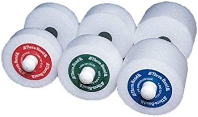 Thera-Band Aquatic Exercise Dumbells/Hand Bars - One Pair - Medium - Disc Size 12" x 2.5"