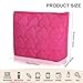 Wudimeitt Cosmetic bag Makeup bag Preppy Cute Corduroy Toiletry bag for women travel essentials (Rosy heart)