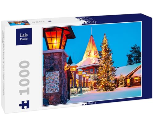 Lais Puzzle Büro des Weihnachtsmannes im Weihnachtsmanndorf,...