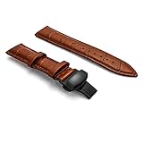Larghezza (estremità ansa): 24 mm| Larghezza (fine fibbia): 22 mm. 1 paio di barre a molla gratuite incluse. Nessuna marcatura e logo.