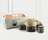 COLOMBA ARTIGIANALE AL PISTACCHIO 1kg - Ricetta Artigianale con Cremosa di Pistacchio DA SPALMARE, ricoperta da UNA COPERTURA DI CIOCCOLATO AL PISTACCHIO E Granella di Pistacchio siciliano