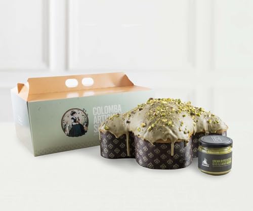 COLOMBA ARTIGIANALE AL PISTACCHIO 1kg - Ricetta Artigianale con Cremosa