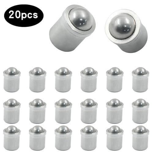 Coufce COUFCE231123-0336 20 Pcs Ball Plungers 0.24 Inch Diameter Ball Bearing 304 Stainless Steel Push Fit Ball Spring Smooth Plunger thumb #4