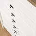 Sauder Cottage Road 4-Drawer Chest, Soft White finish, L: 32.44