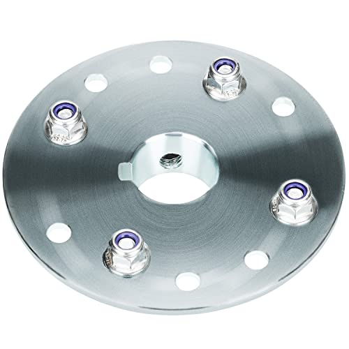 YOXUFA Go Kart Sprocket Hub 1"Bore 1/4 Keyway Hardware Assembly with 40/41/420 Chain 60T Rear Drive Sprocket for Predator 212cc 196cc 6.5hp Go Kart Mini Bike Drift Trike Heavy Duty Dune Buggies Parts
