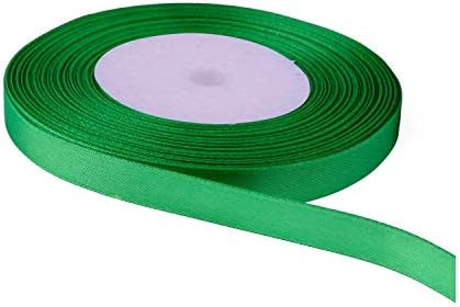Trimming Shop Gold Ribbon Roll - 25mm x 25 Metres - Double Sided Satin Brightly Coloured - 100% Polyester - for Gift Wrapping, Decorating, Arts and Craft - Machine Washable