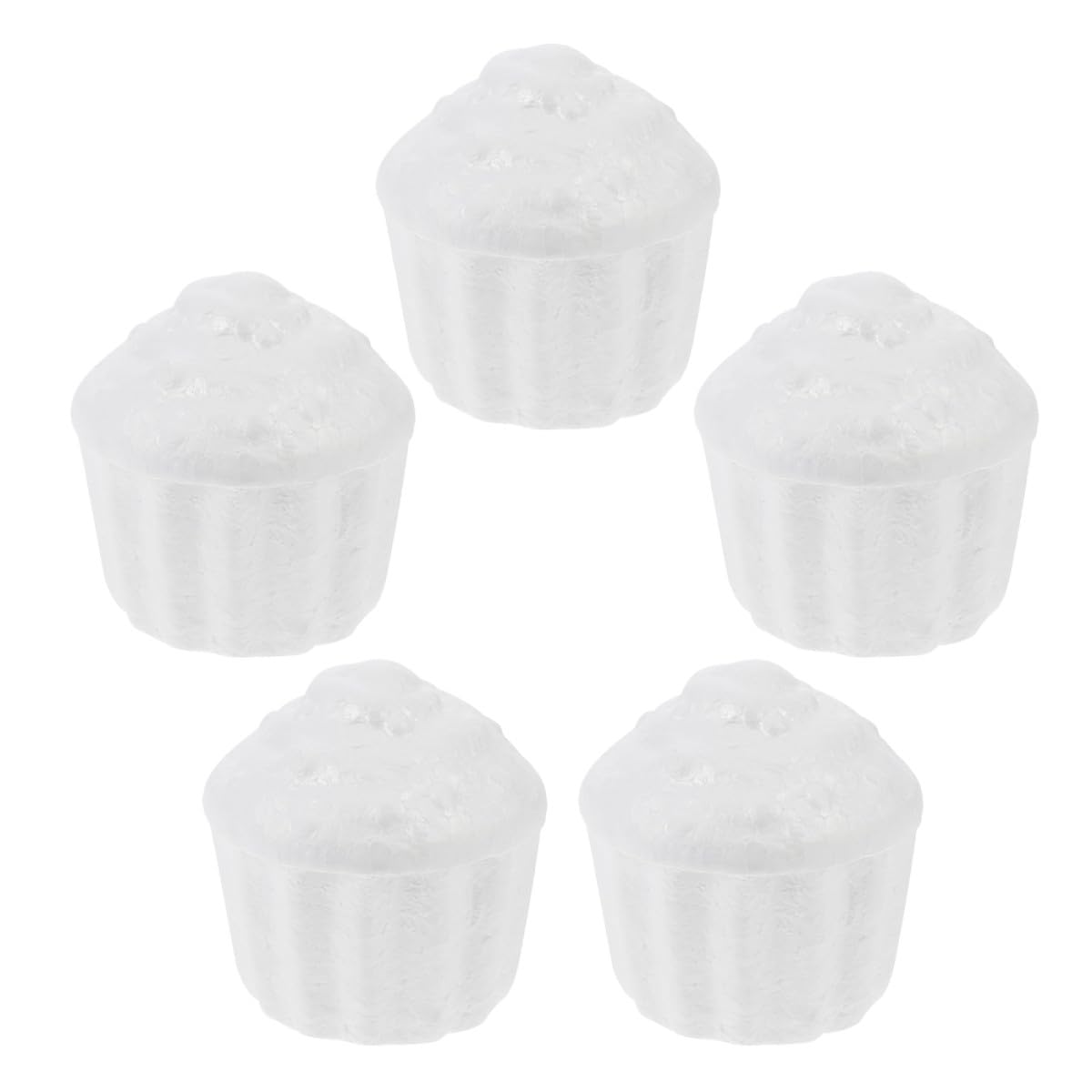 Moules à cupcakes en mousse réutilisables et légers pour décors DIY