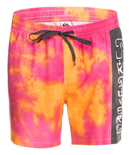 Maillot de bain homme rose Quiksilver L short de plage confortable qui sèche vite