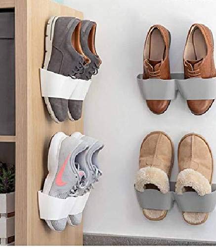 Preisvergleich Produktbild InnovaGoods Selbstklebende Schuhregale (4 Paar)