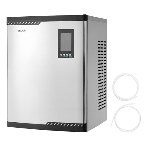 VEVOR Commercial Ice Maker Machine - Head, 800 Lbs/Day Stainless Steel Ice Machine with Scheduled Ice-Making, Self-Cleaning, Adjustable Thickness, Ideal for Restaurant Bar Cafe Hotel - Head Only by VEVOR - Used condition - US$999.99