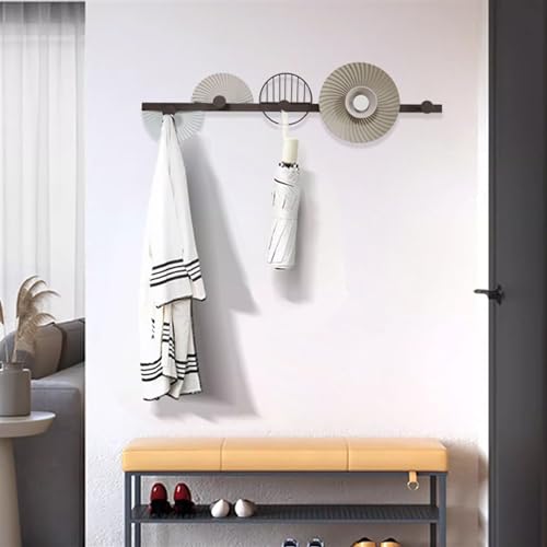 Estantes almacenamiento creativos y ganchos de ropa simples 6