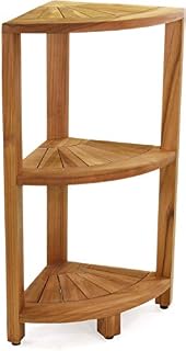 AquaTeak Kai Petite - Teak Corner Shower Storage St