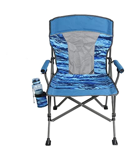 Chaise de plage d'extérieur pliable et robuste avec dossier surélevé ergonomique