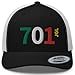 RIVEMUG 701 JGL Embroidered Trucker Hat, Chapo Guzman Chapito Snapback Hat Adjustable Hat Black/White