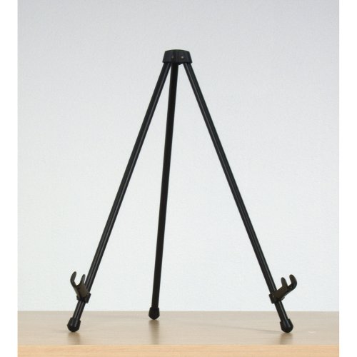 Studio Designs 14” E-Z Tabletop Easel For Display - Art Easel And Canvas Stand - Easy Folding Frame - Black #TOP2