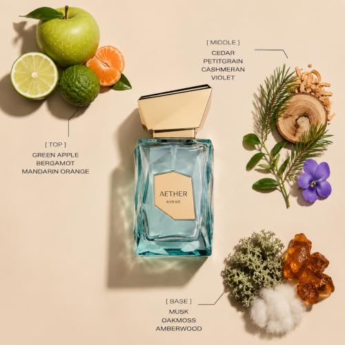 Image of French Avenue Aether Extrait de Perfume 100ml | Green Apple, Cedar & Musk | Premium Perfume For Men & Women