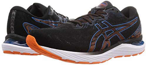 TÊNIS ASICS GEL-CUMULUS 23-MASCULINO-BLACK/REBORN BLUE Cor:Preto;Tamanho:40;Gênero:Masculino