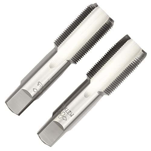 Aceteel M27 X 1.5 Metric Hand Tap, Right Hand M27 X 1.5mm Threading Hand Tap 1Pair