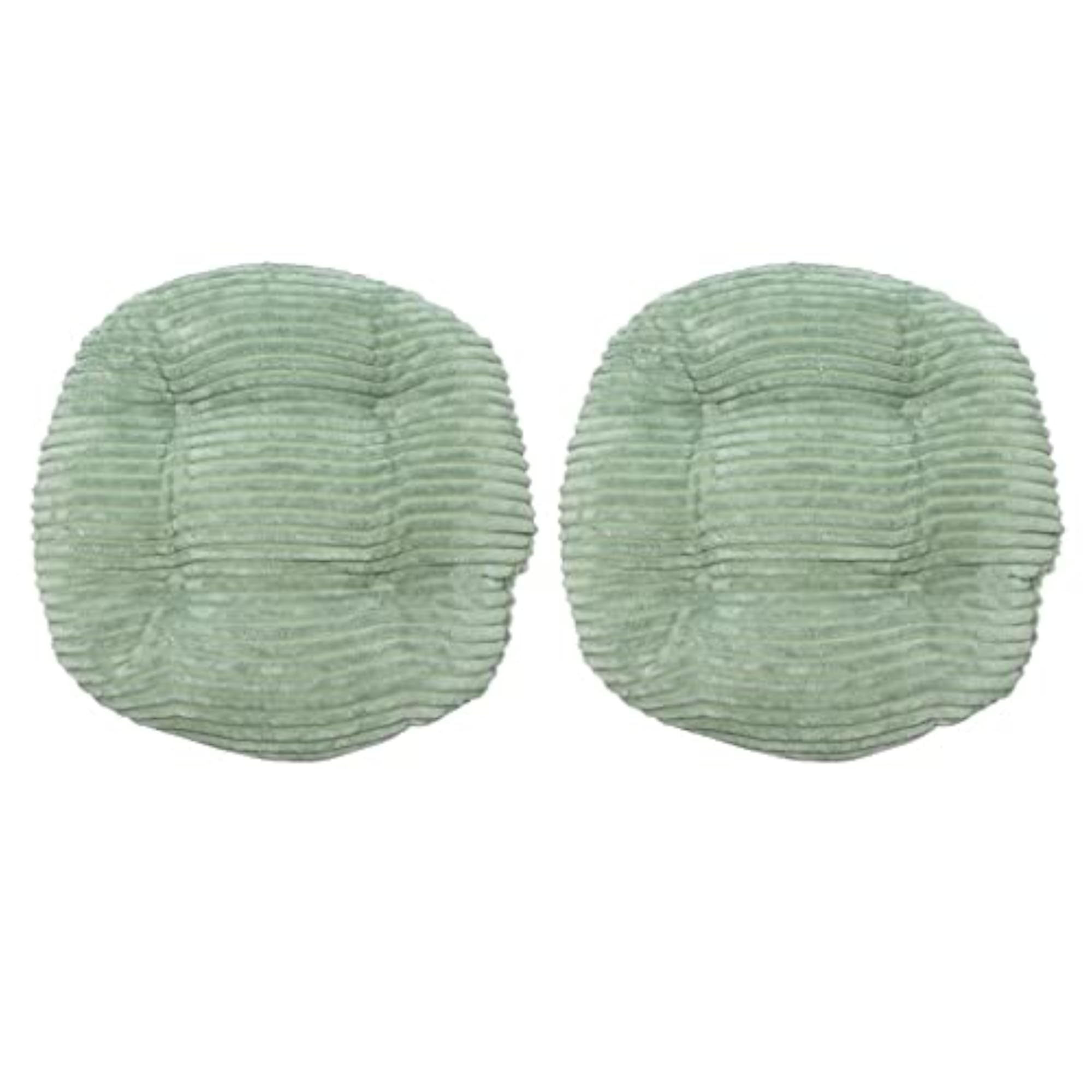 2 Pieces Round Cushion Pad, Washable Tatami Floor