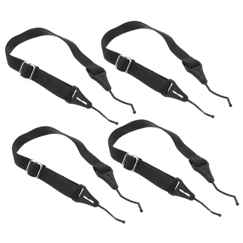 Uonlytech 4 Piezas cadena de gafas anti caída organizador de gafas de sol cordón de gafas diario vasos infantiles gafas cordón para anteojos cordón de anteojos Cuerda elastica Black