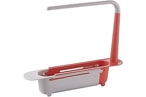 Telescopic Sink Storage Rack Adjustable Sponge Holder