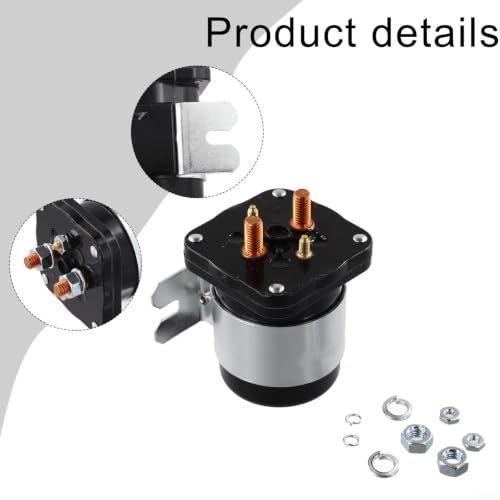 Contactor de potencia DC 12V con recubrimiento de zinc estructural compatible con 586-117111 5