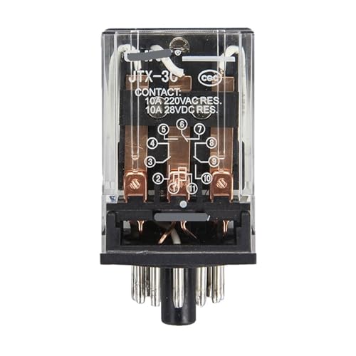 Relais JTX-3C 11 broches 10A pour automatisme industriel