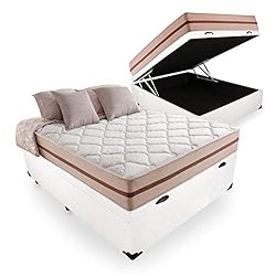 Cama Box Baú Viúva Anjos Classic Molas Ensacadas