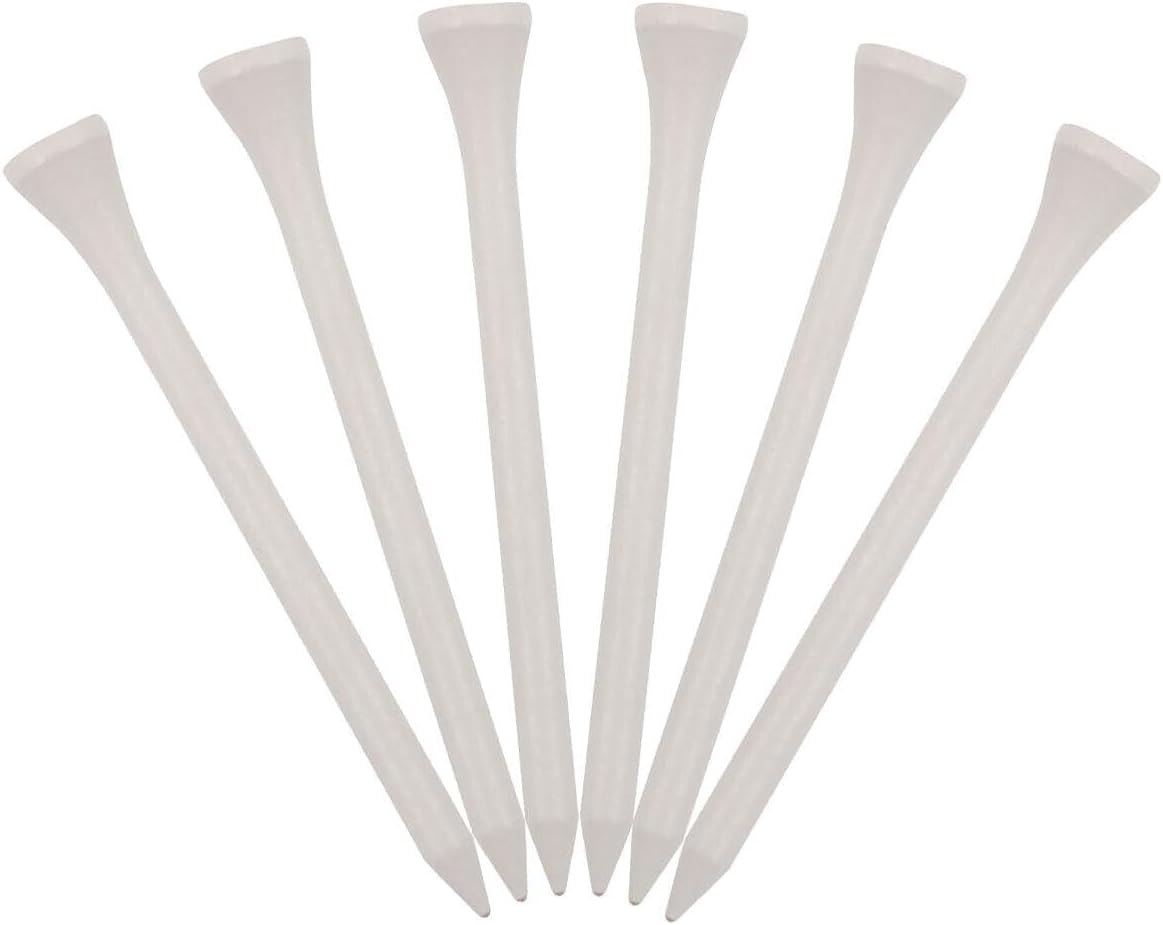 Golf - 3 1/4" White Wooden Tees x 1000