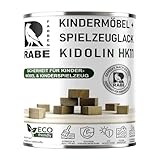 RABE Lack Kindermöbel Kidolin HK11 Matt Kinderspielzeug EN71/3 Klarlack Kindersicher speichelecht Lack für Kinderspielzeug (1, Transparent, 500ml.)